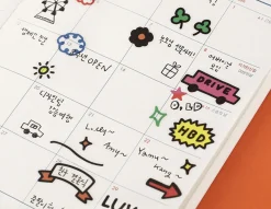 4pcs Oh! Drawing Sticker Set