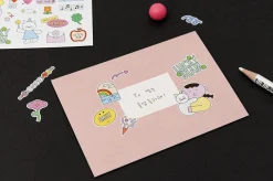 6pcs Palette Daily Sticker Set