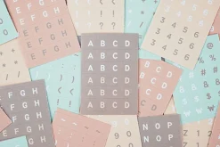 1152pcs Pastel Alphabet Sticker Set
