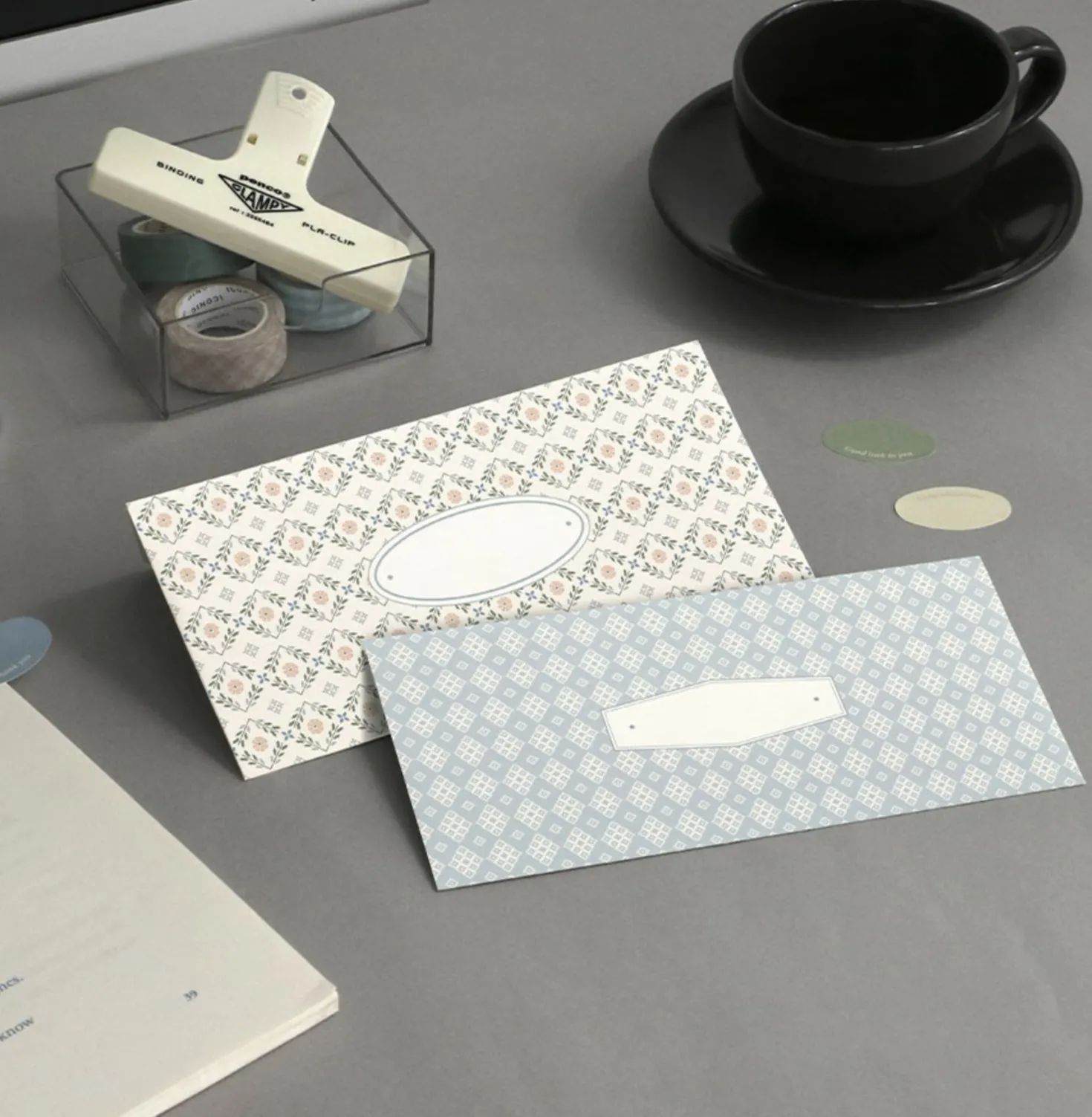 24pcs Pattern Gift Envelope Set