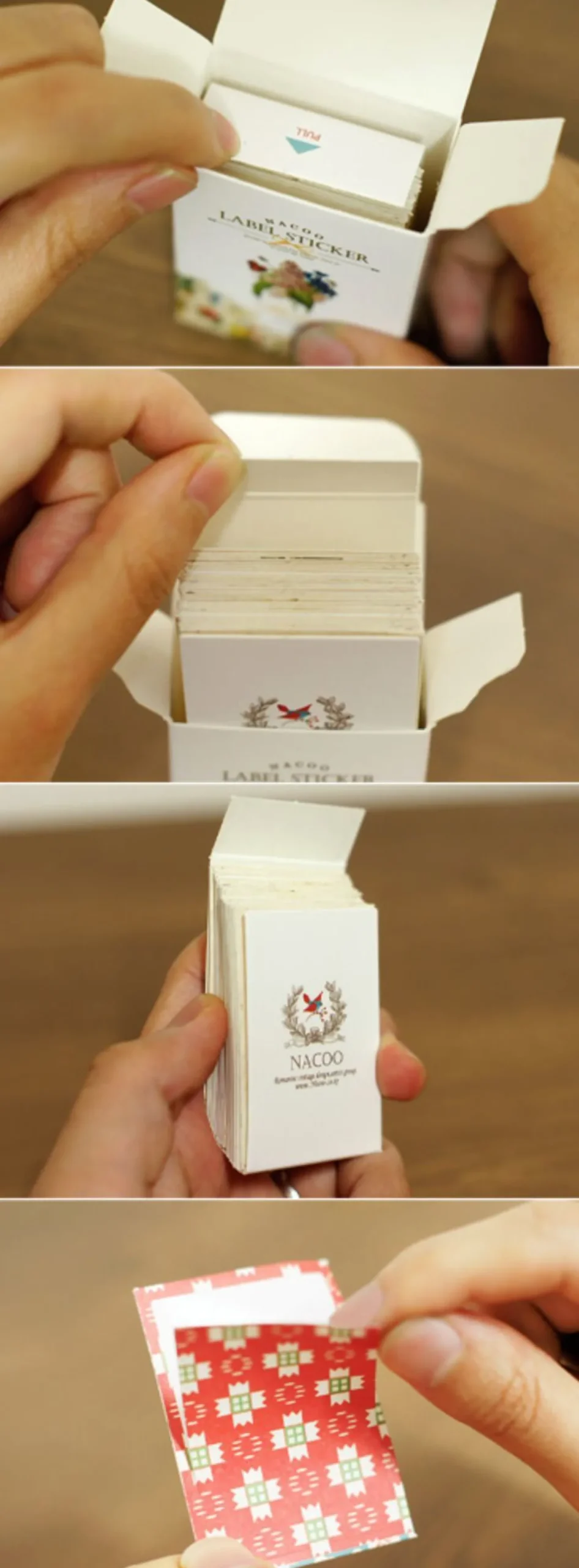 48pcs Pattern Label Sticker Set