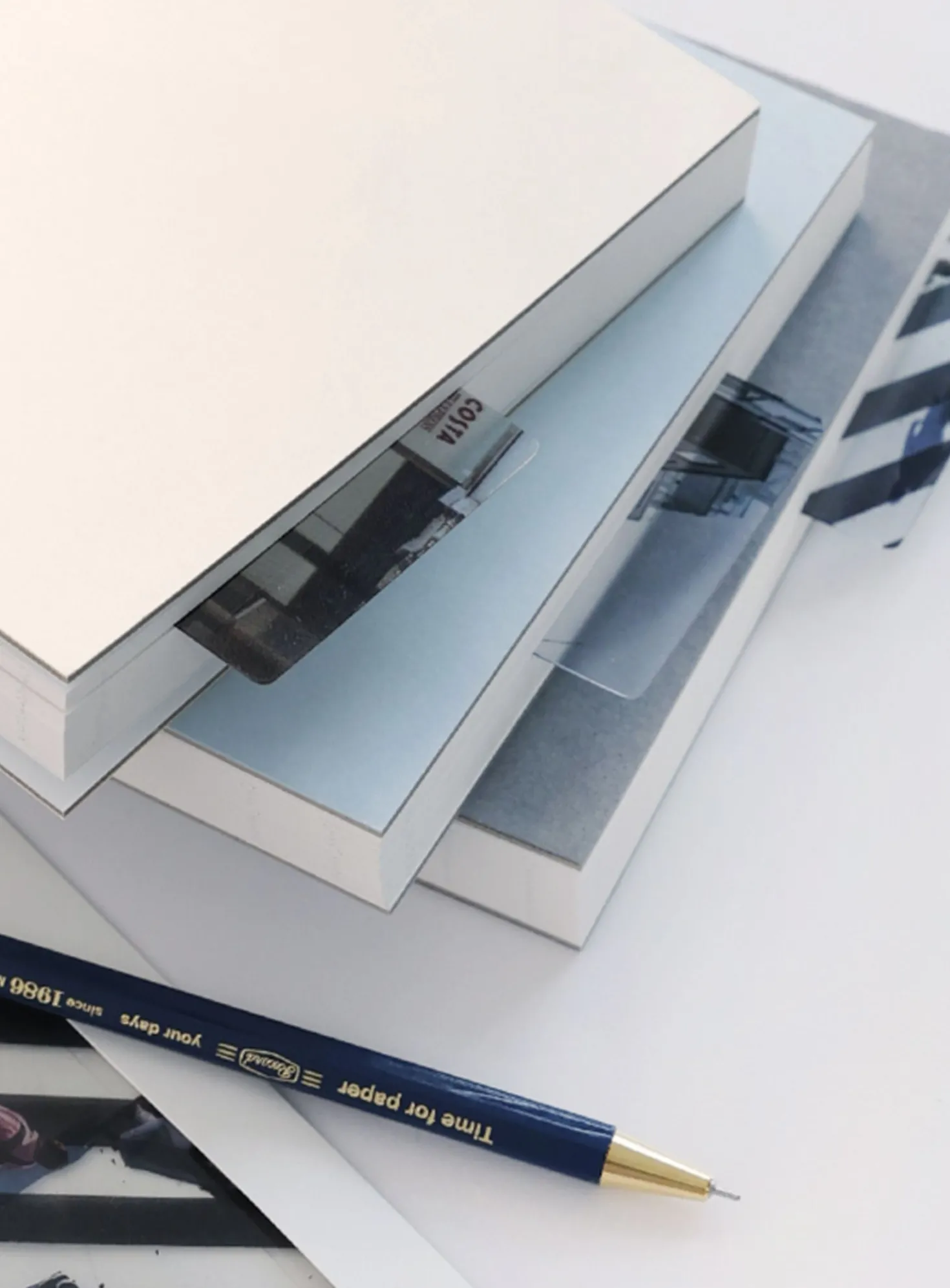 4pcs Photograph Translucent Bookmark
