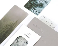4pcs Photograph Translucent Bookmark