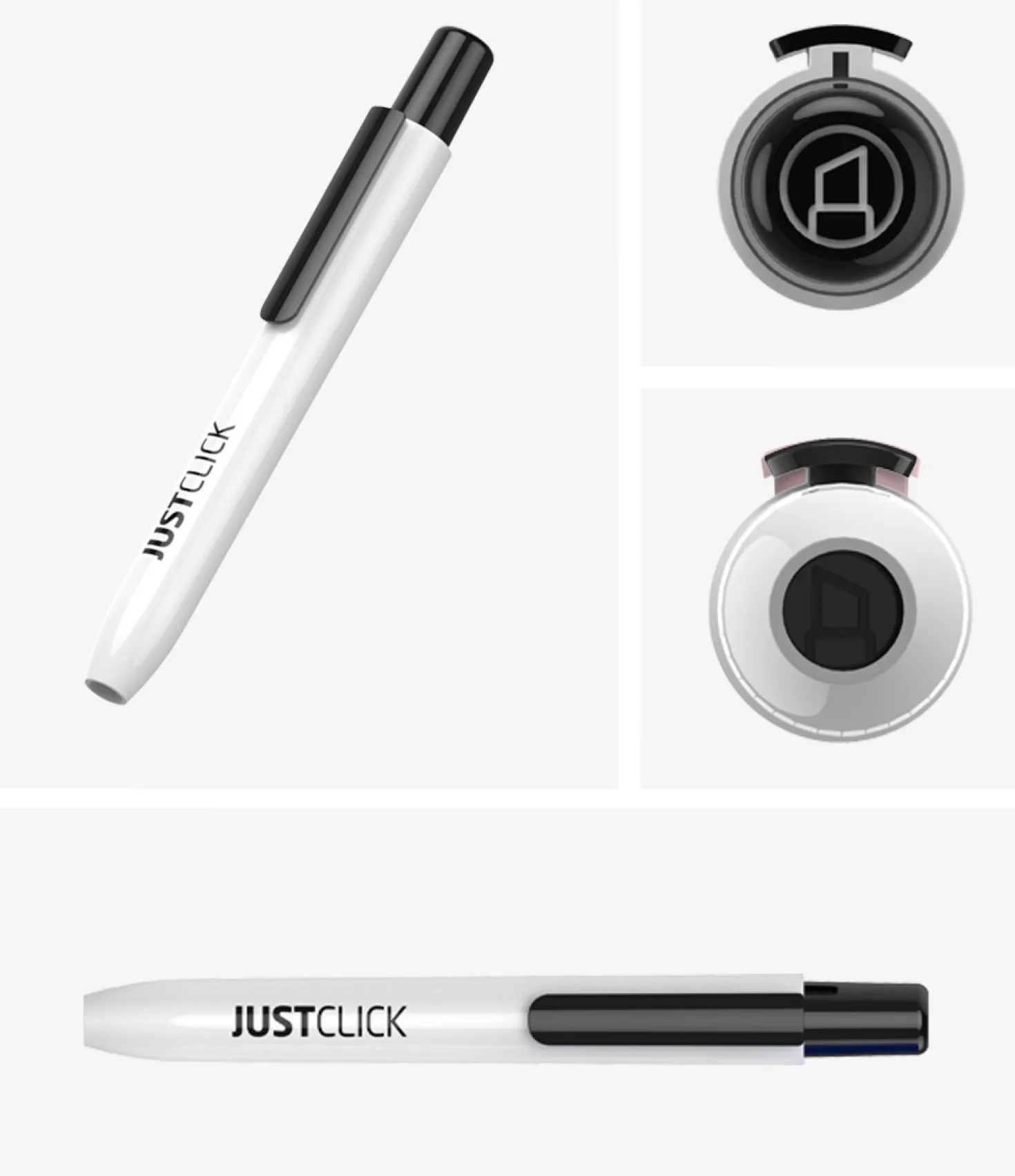 3pcs Retractable Whiteboard Marker Set