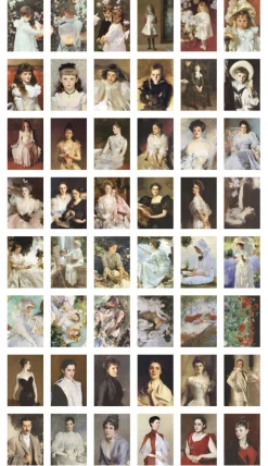 48pcs Sargent Label Sticker Set