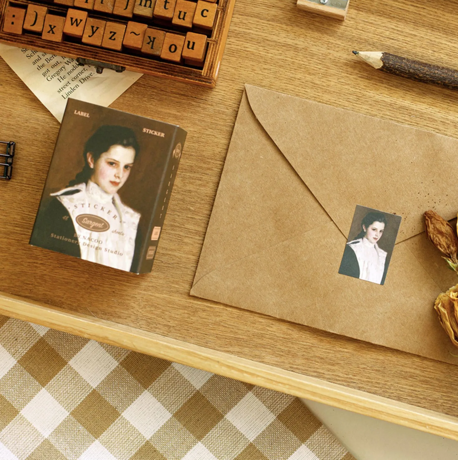 48pcs Sargent Label Sticker Set