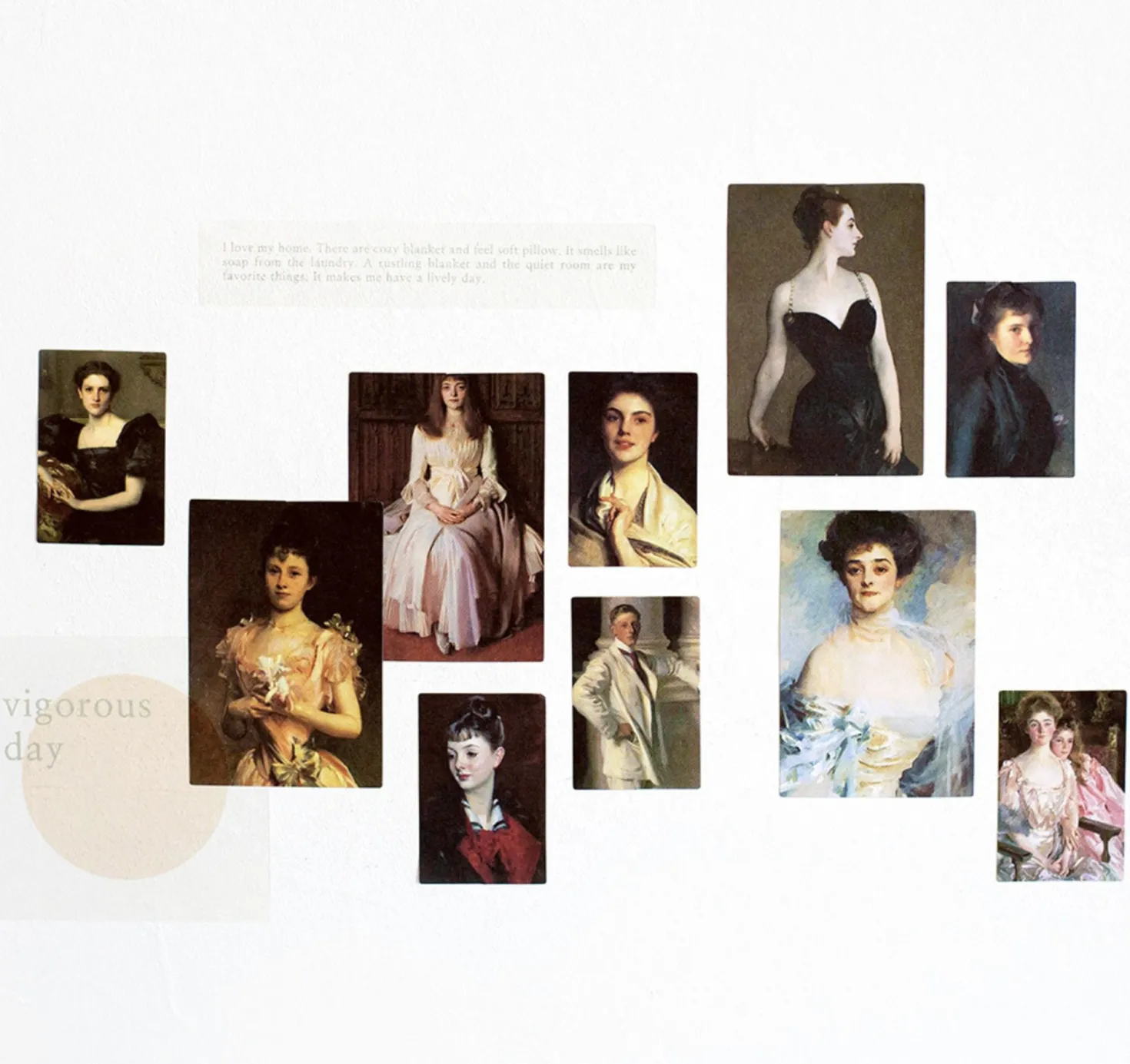 48pcs Sargent Label Sticker Set
