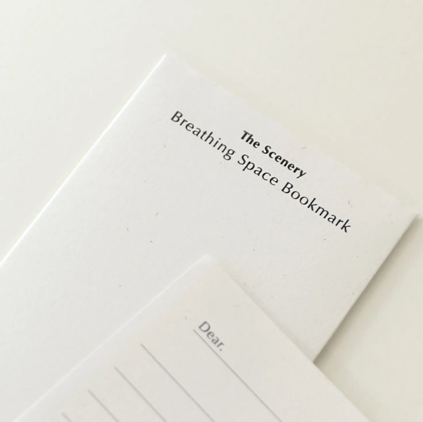 3pcs Scenery Translucent Bookmark Set