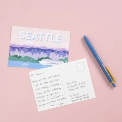 8pcs Seattle Postcard Set