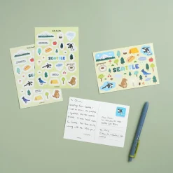 8pcs Seattle Postcard Set