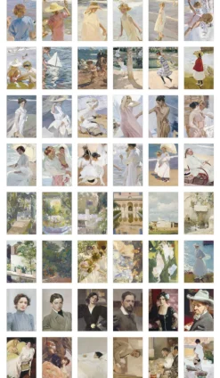 48pcs Sorolla Label Sticker Set