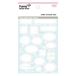 7pcs Speech Bubble Label Sticker Set