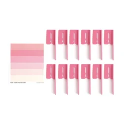 12pcs Spiral Ring Label Clip Set