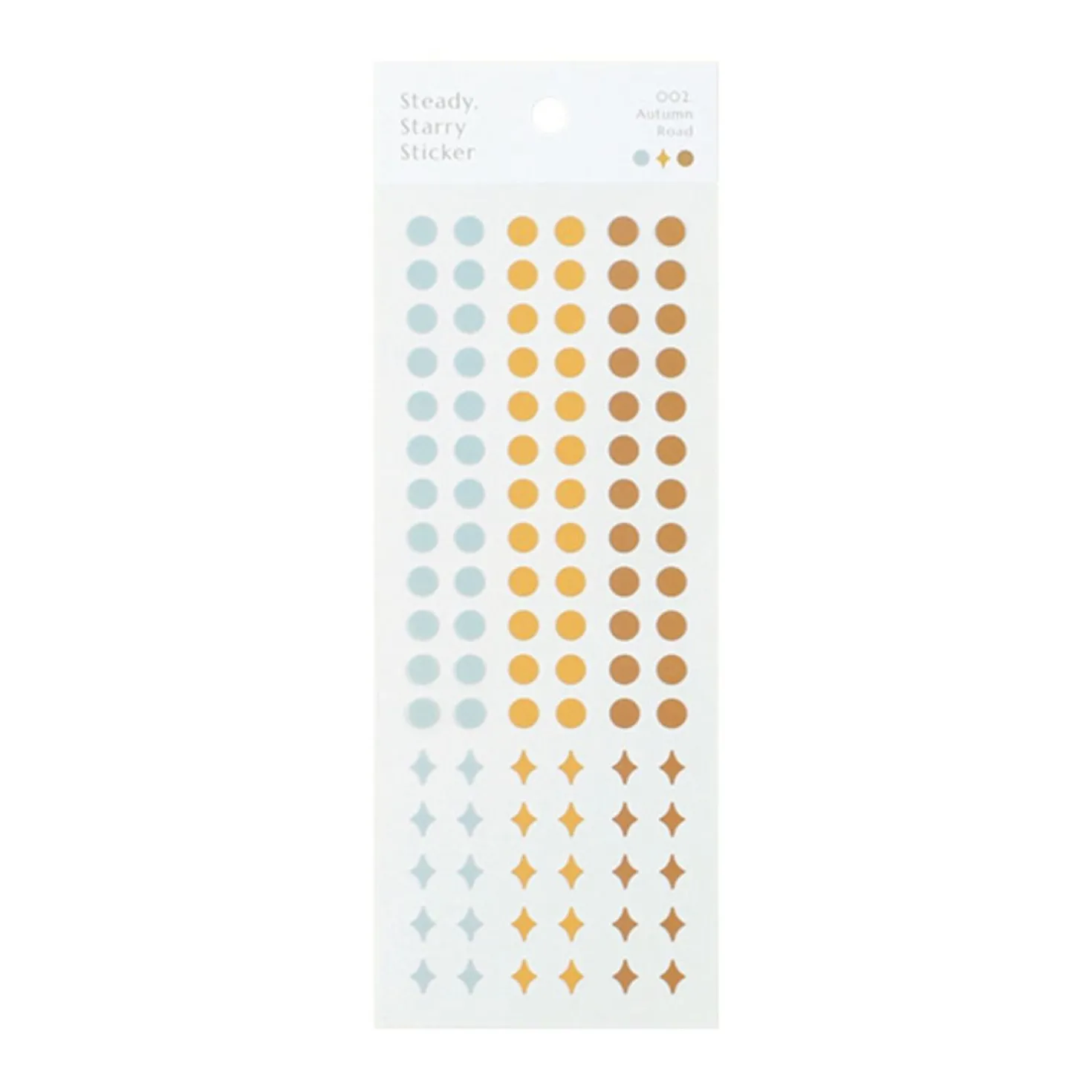 3pcs Steady Starry Dot Sticker Set