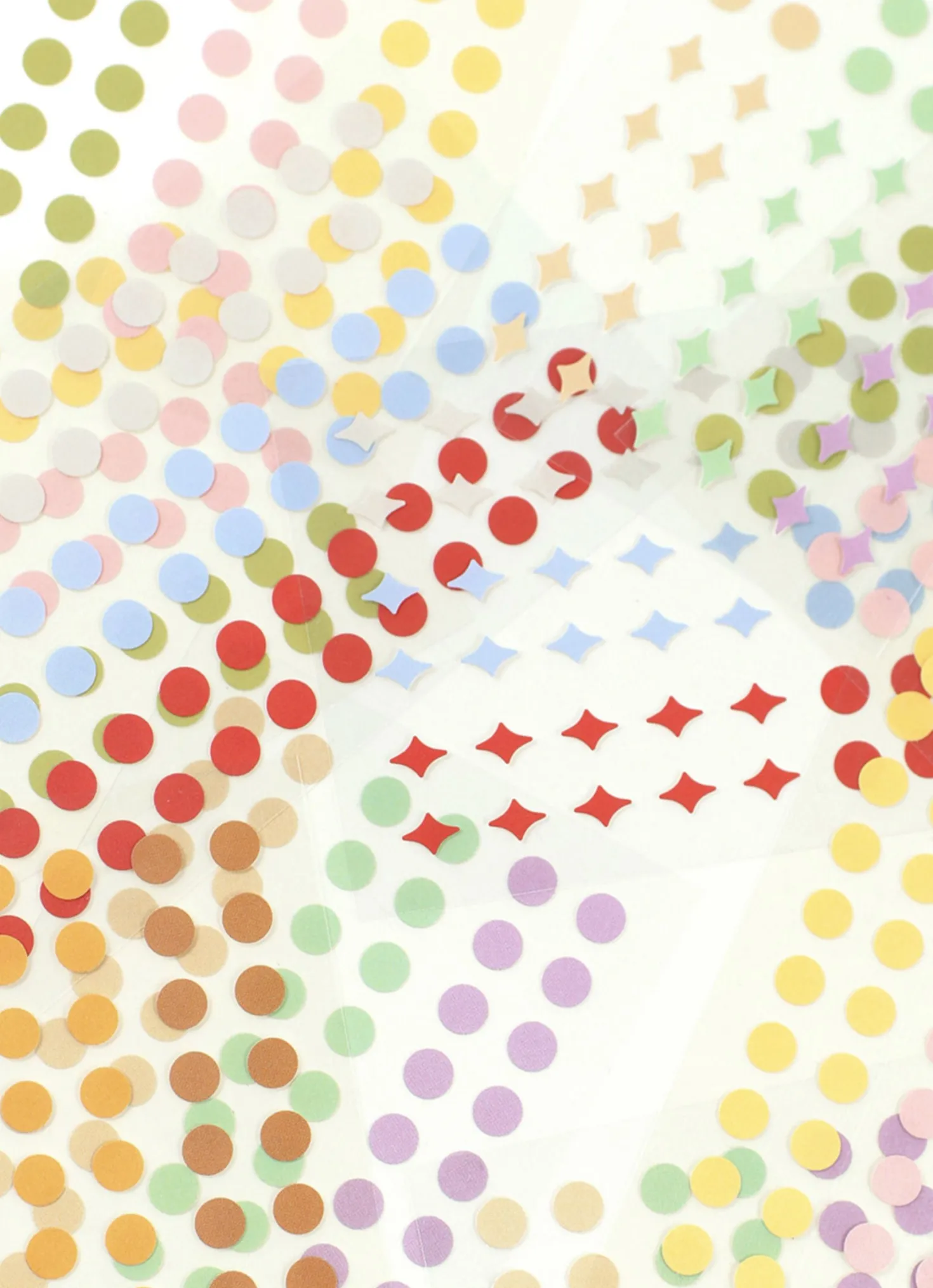 3pcs Steady Starry Dot Sticker Set