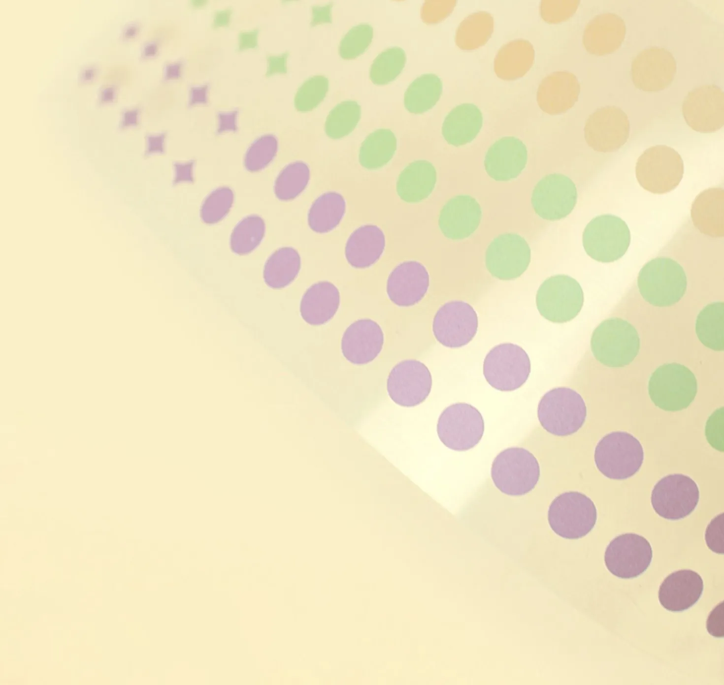 3pcs Steady Starry Dot Sticker Set