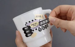 6pcs Vintage Removable Sticker Set
