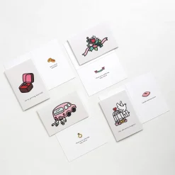 10pcs Wedding Moments Card Set