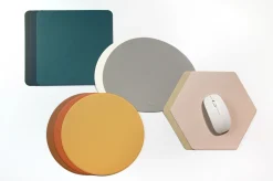 Pebble Vegan Leather Mouse Pad
