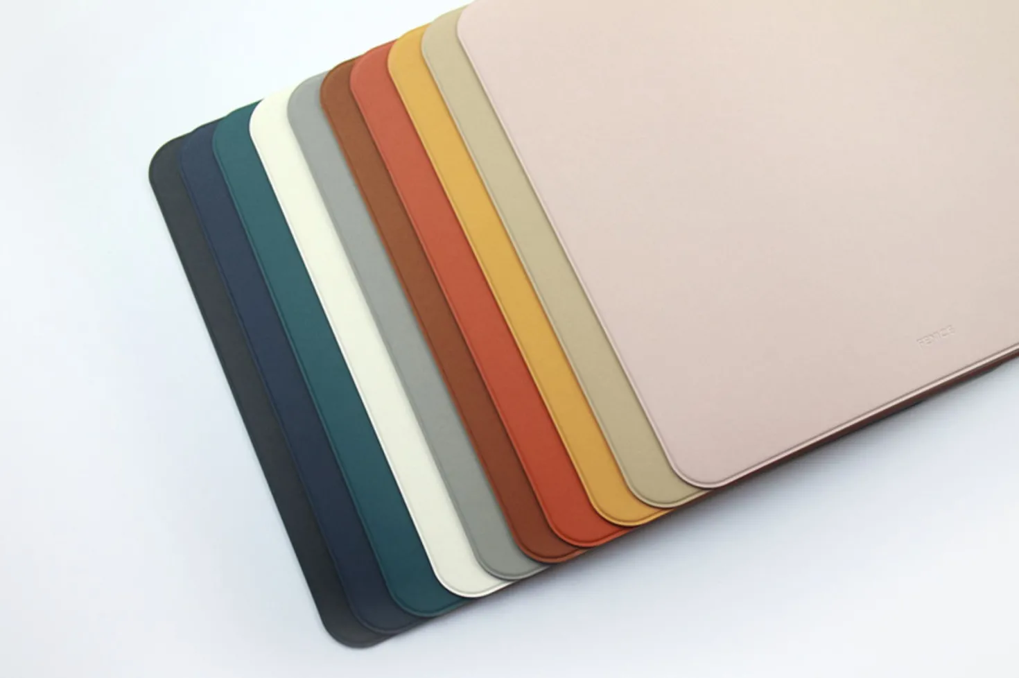 Pebble Vegan Leather Mouse Pad