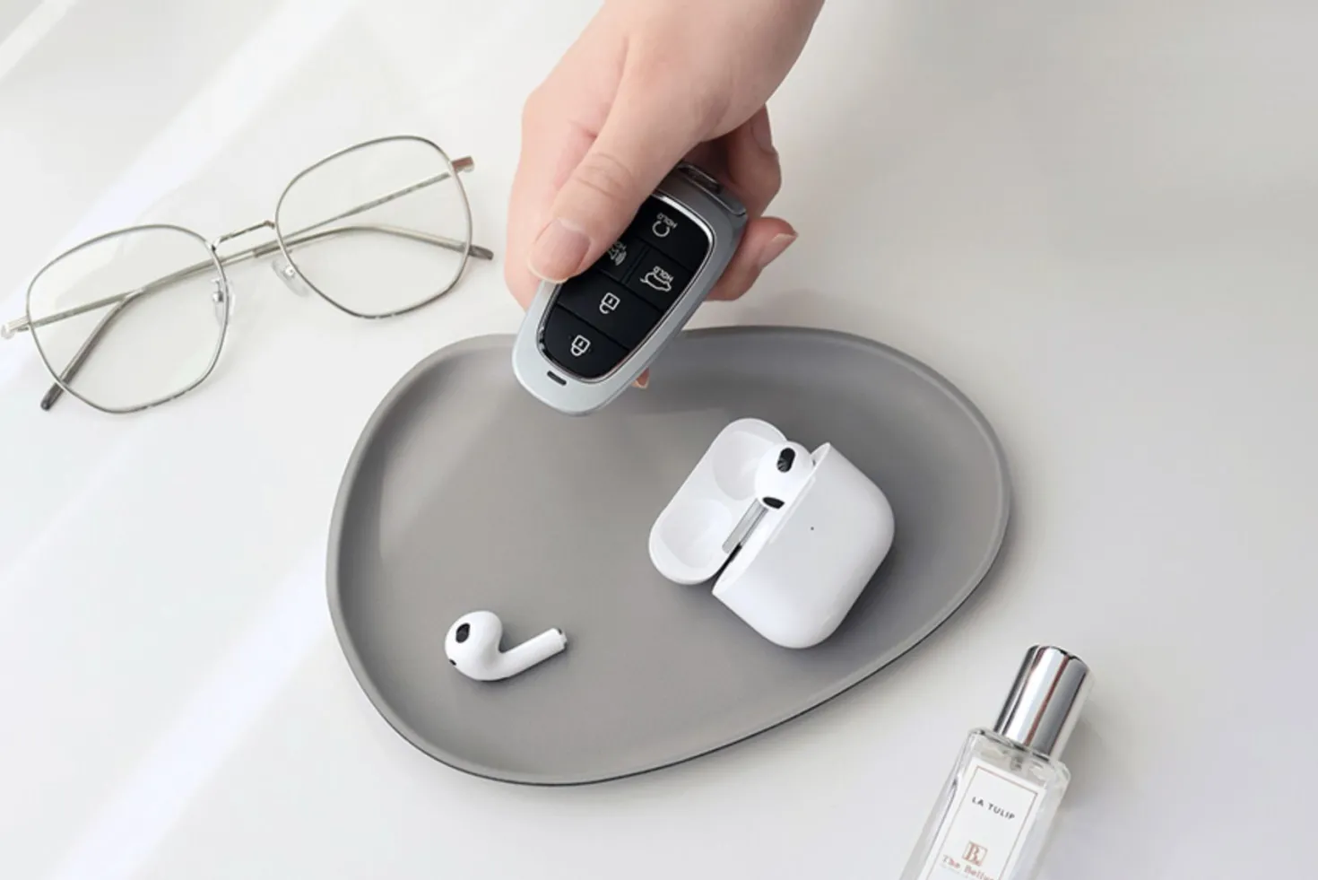 Pebble Vegan Leather Tray