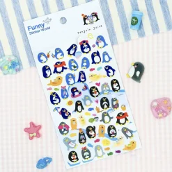 Penguin Juice Deco Sticker