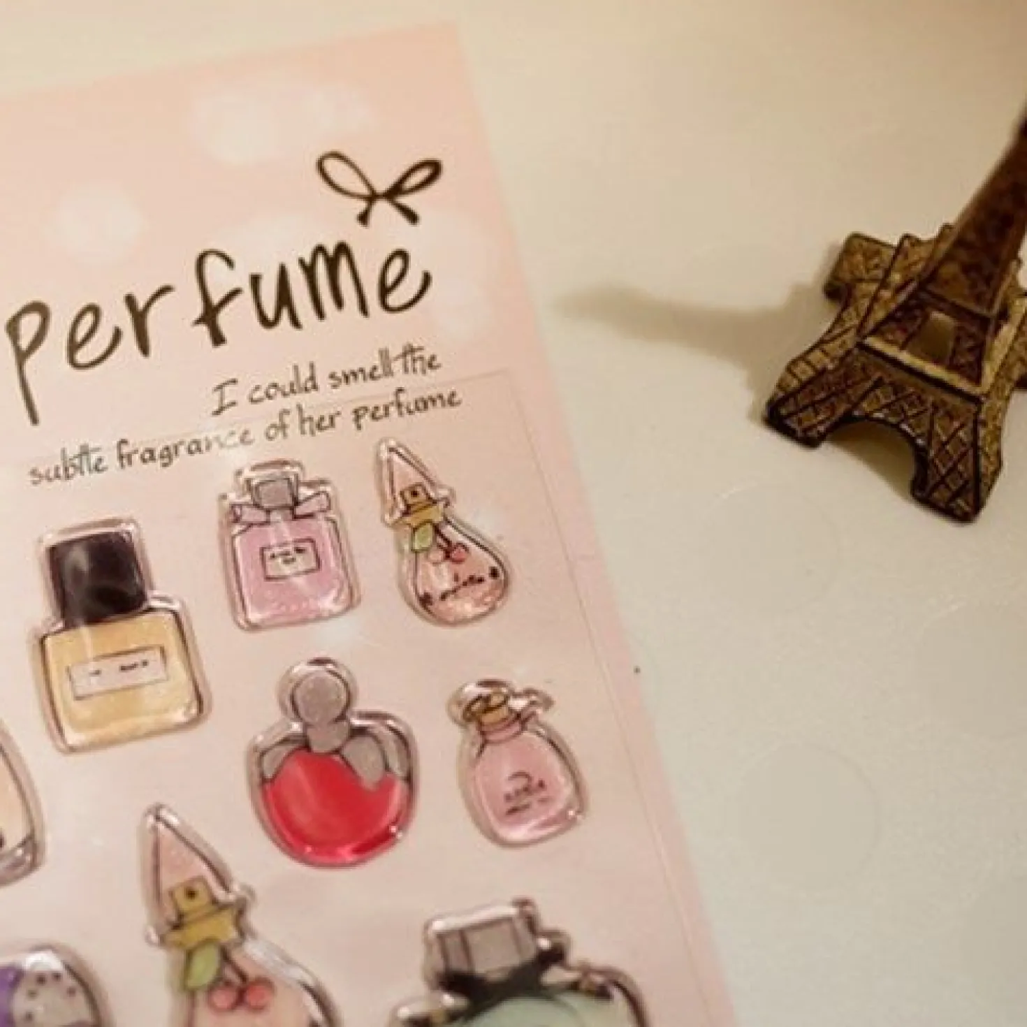 Perfume Epoxy Deco Sticker