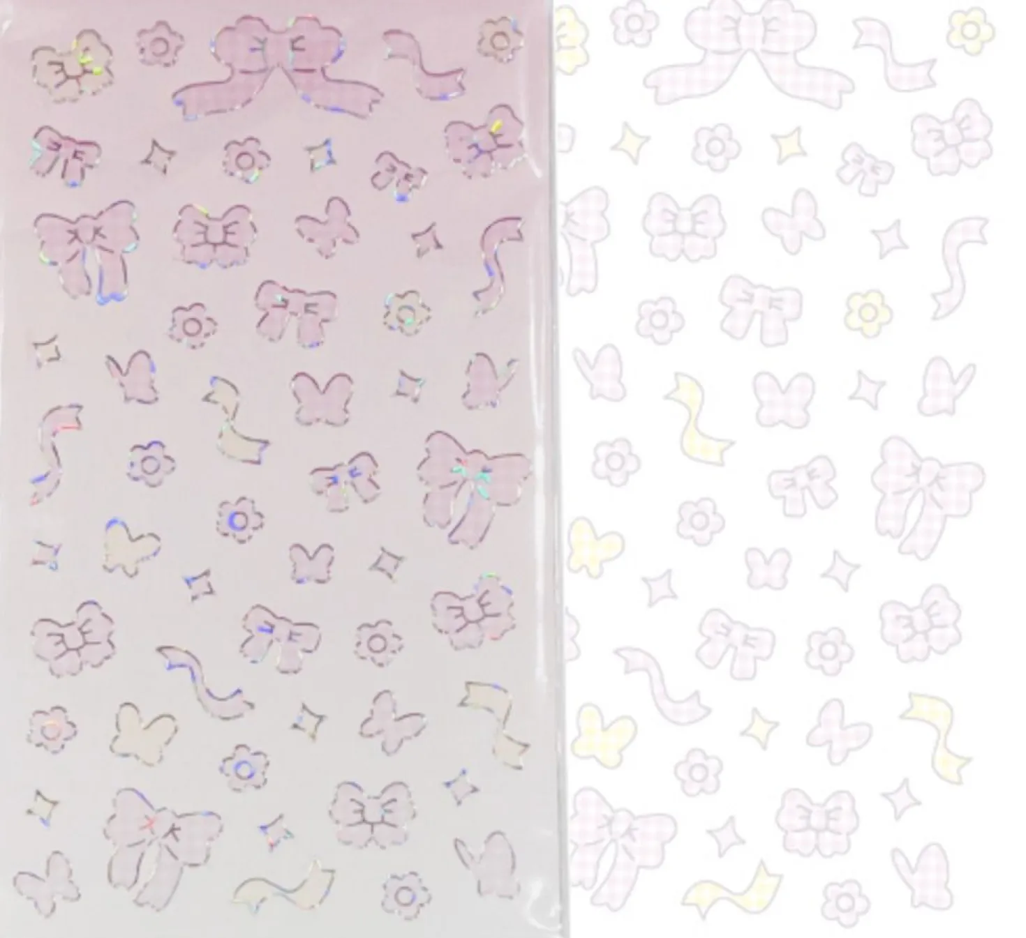 Petit Hologram Line Deco Sticker