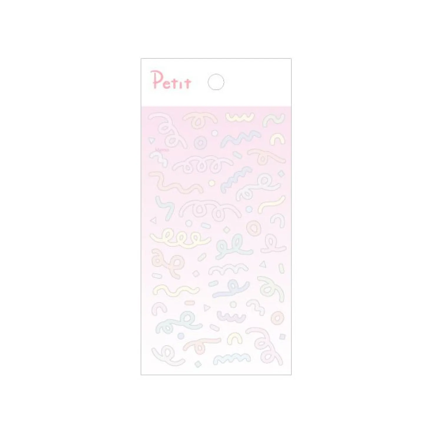 Petit Hologram Line Deco Sticker