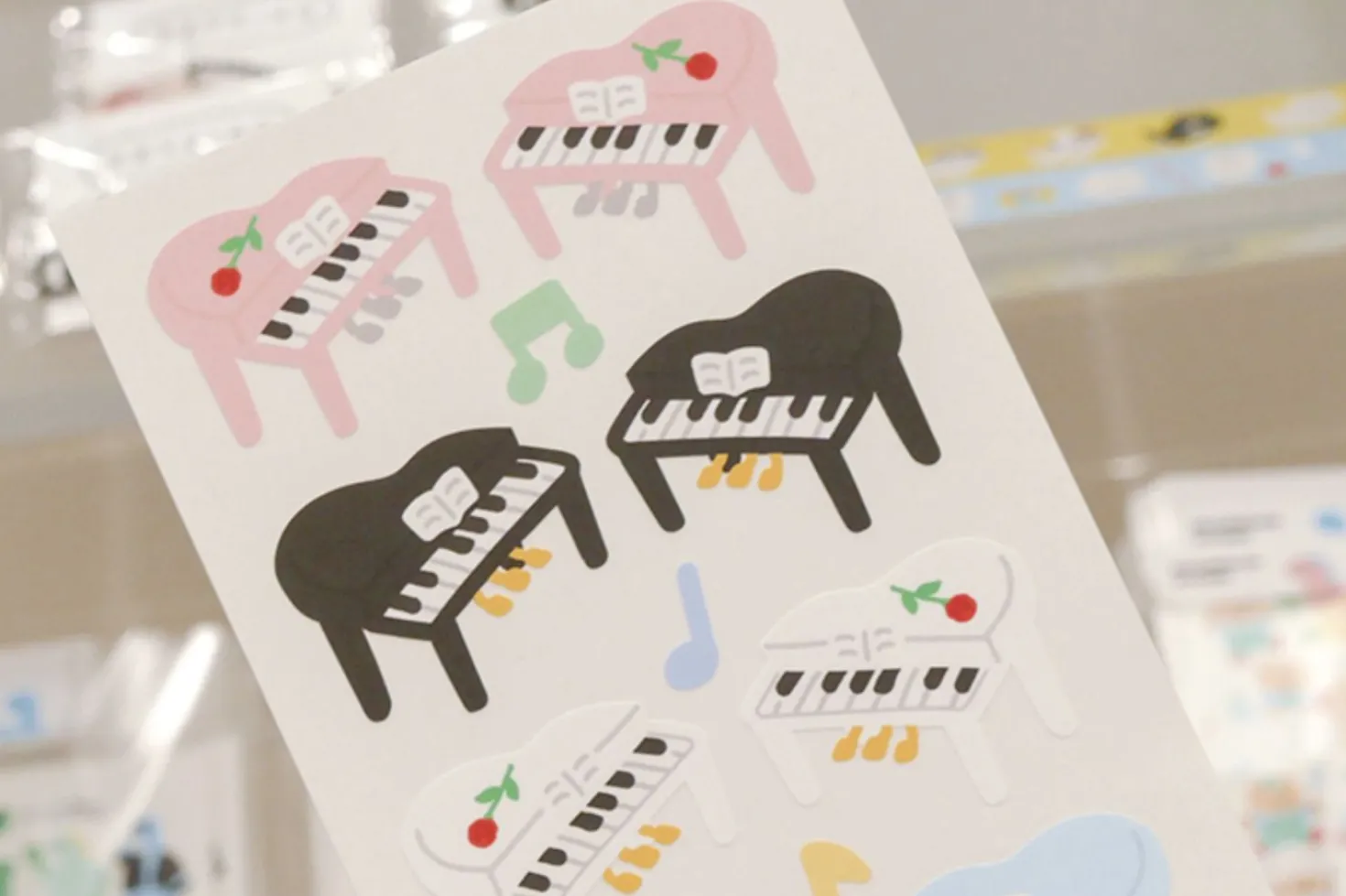 Piano Deco Sticker