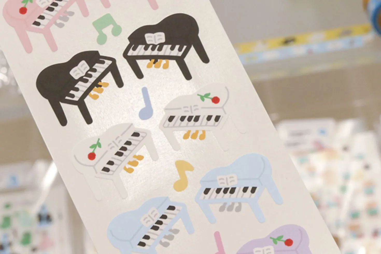 Piano Deco Sticker