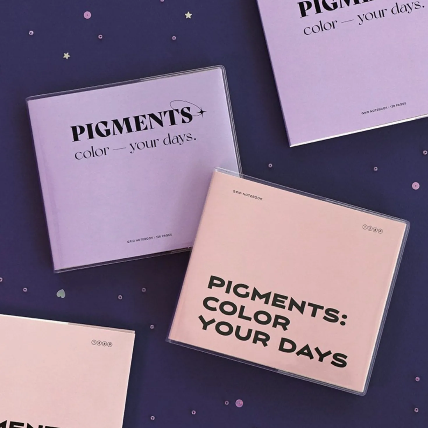 Pigments Grid Notebook