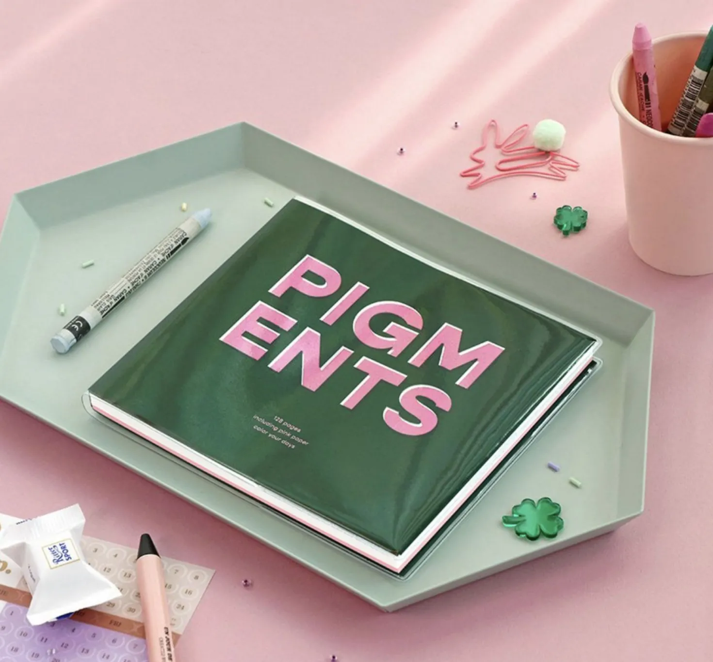 Pigments Grid Notebook