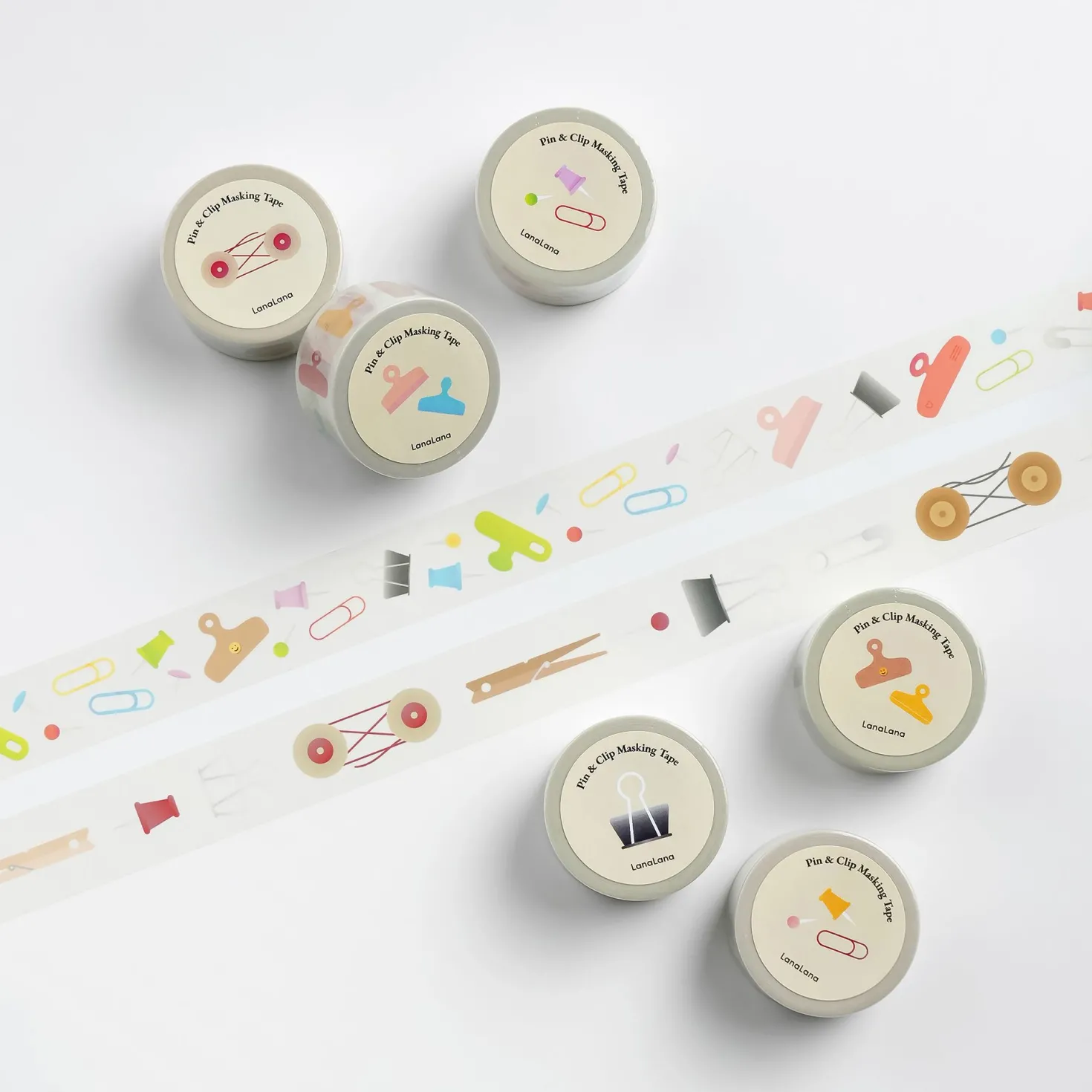 Pin & Clip Masking Tape