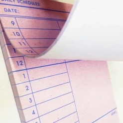 Pink Daily Schedule Notepad