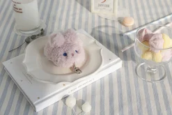 Piyo Bunny Fluffy Key Ring