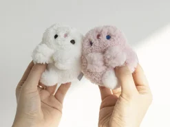 Piyo Bunny Fluffy Key Ring