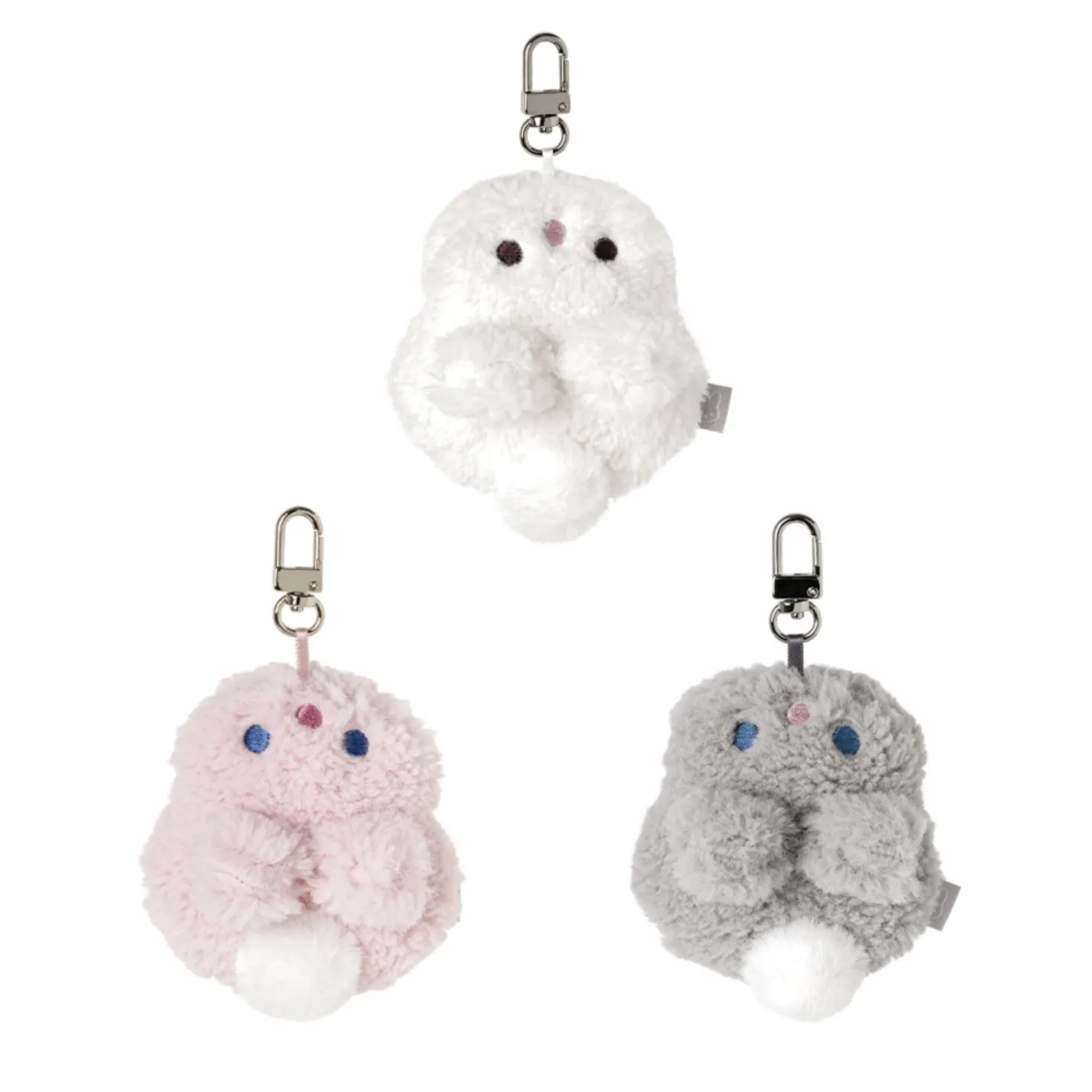 Piyo Bunny Fluffy Key Ring
