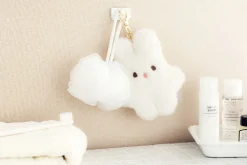 Piyo Bunny Fur Key Ring