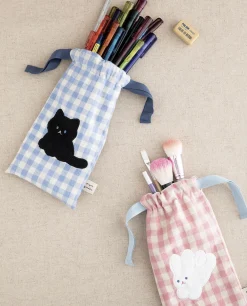 Piyo Drawstring Pencil Pouch