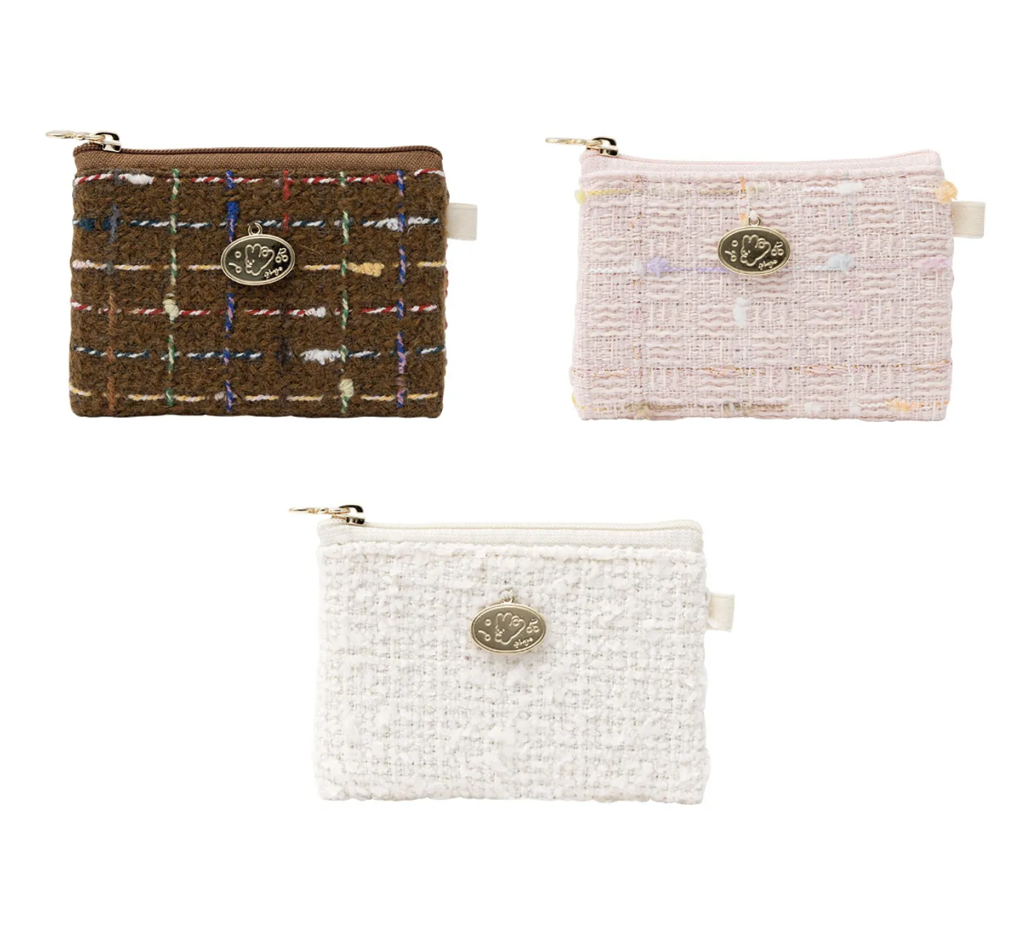 Piyo Tweed Card Pouch