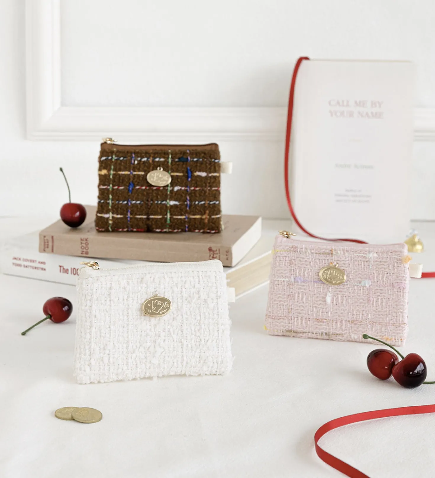 Piyo Tweed Card Pouch