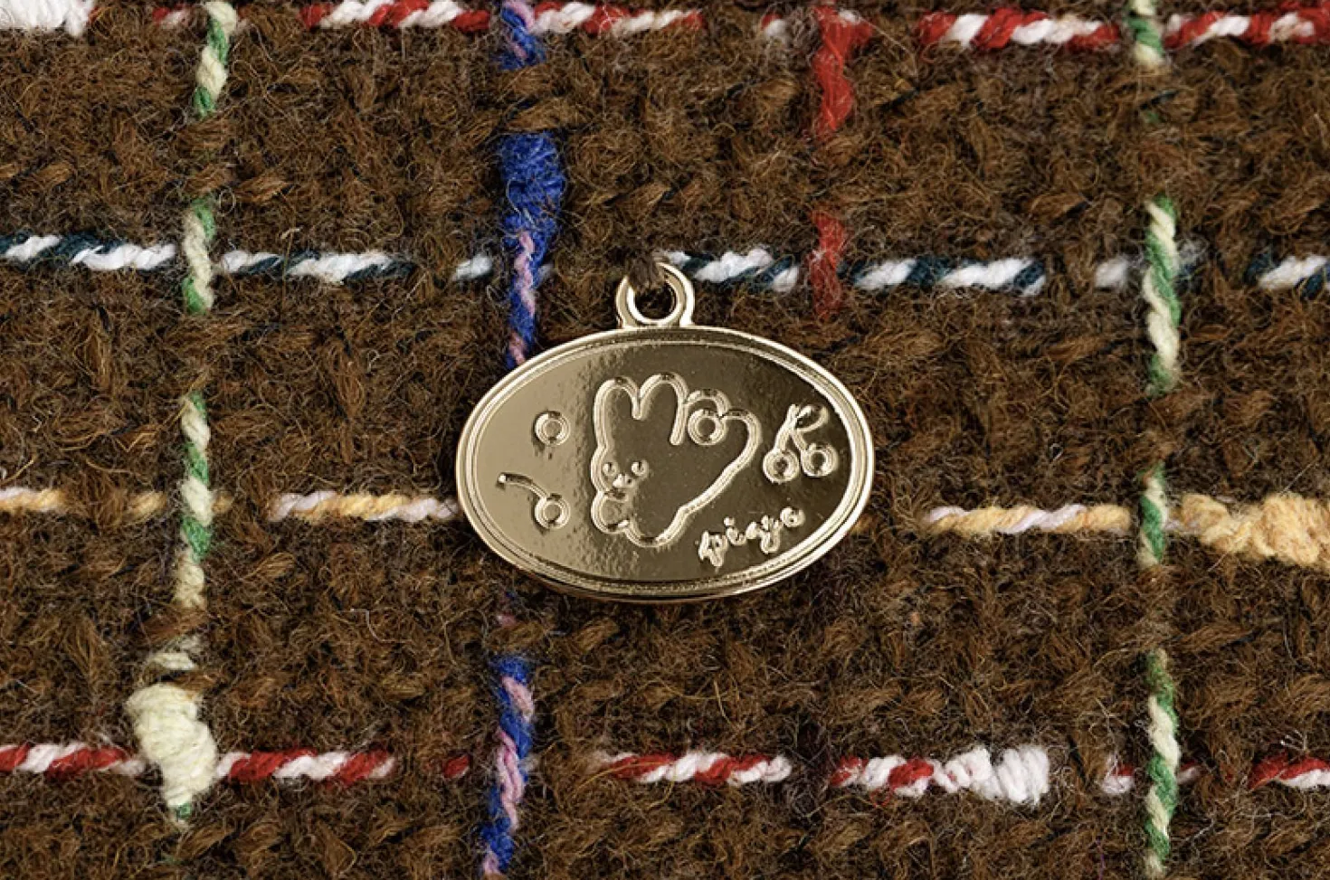 Piyo Tweed Card Pouch