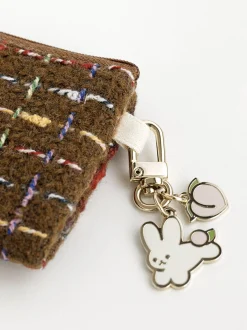 Piyo Tweed Card Pouch
