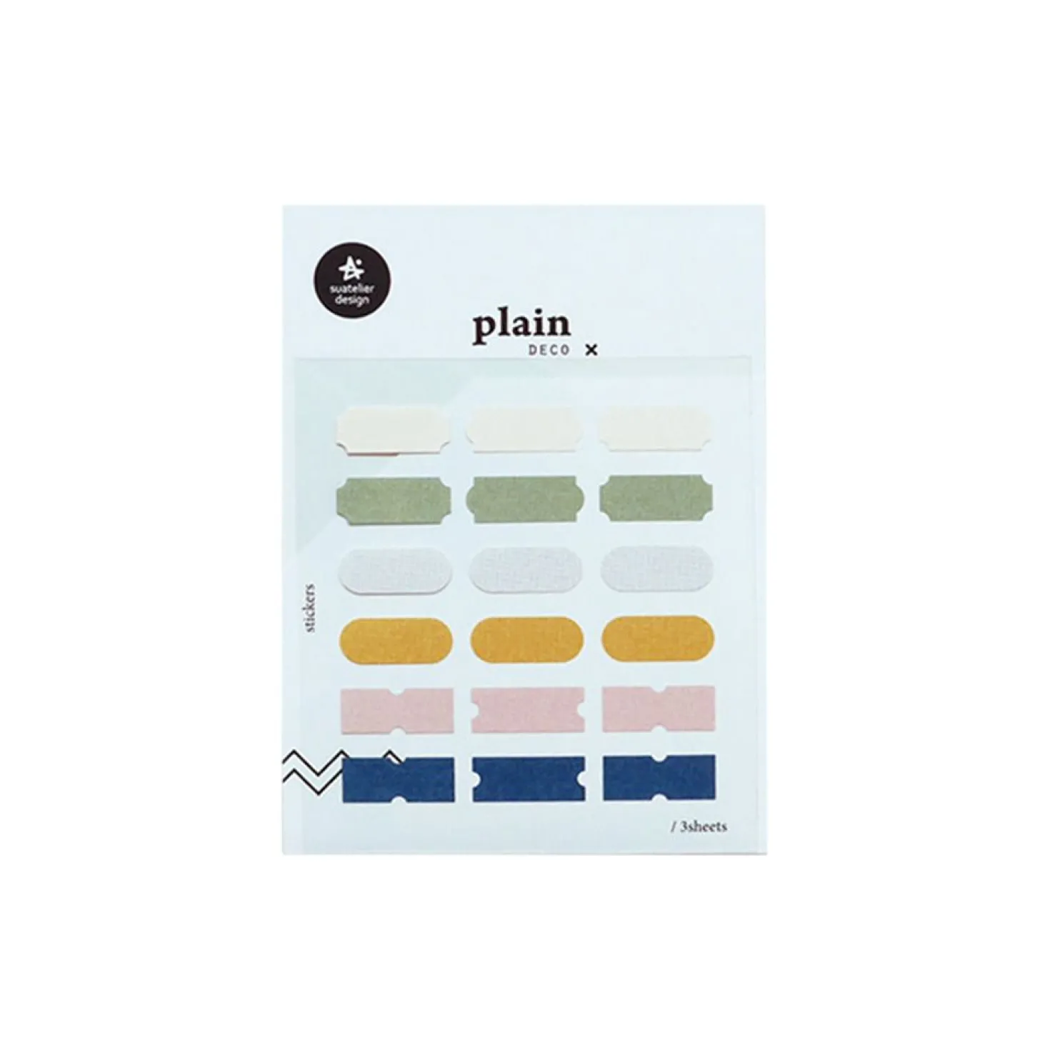 Plain Deco Sticker v58