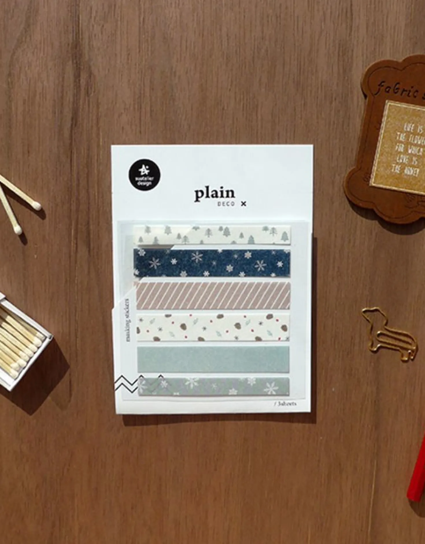 Plain Deco Sticker v11