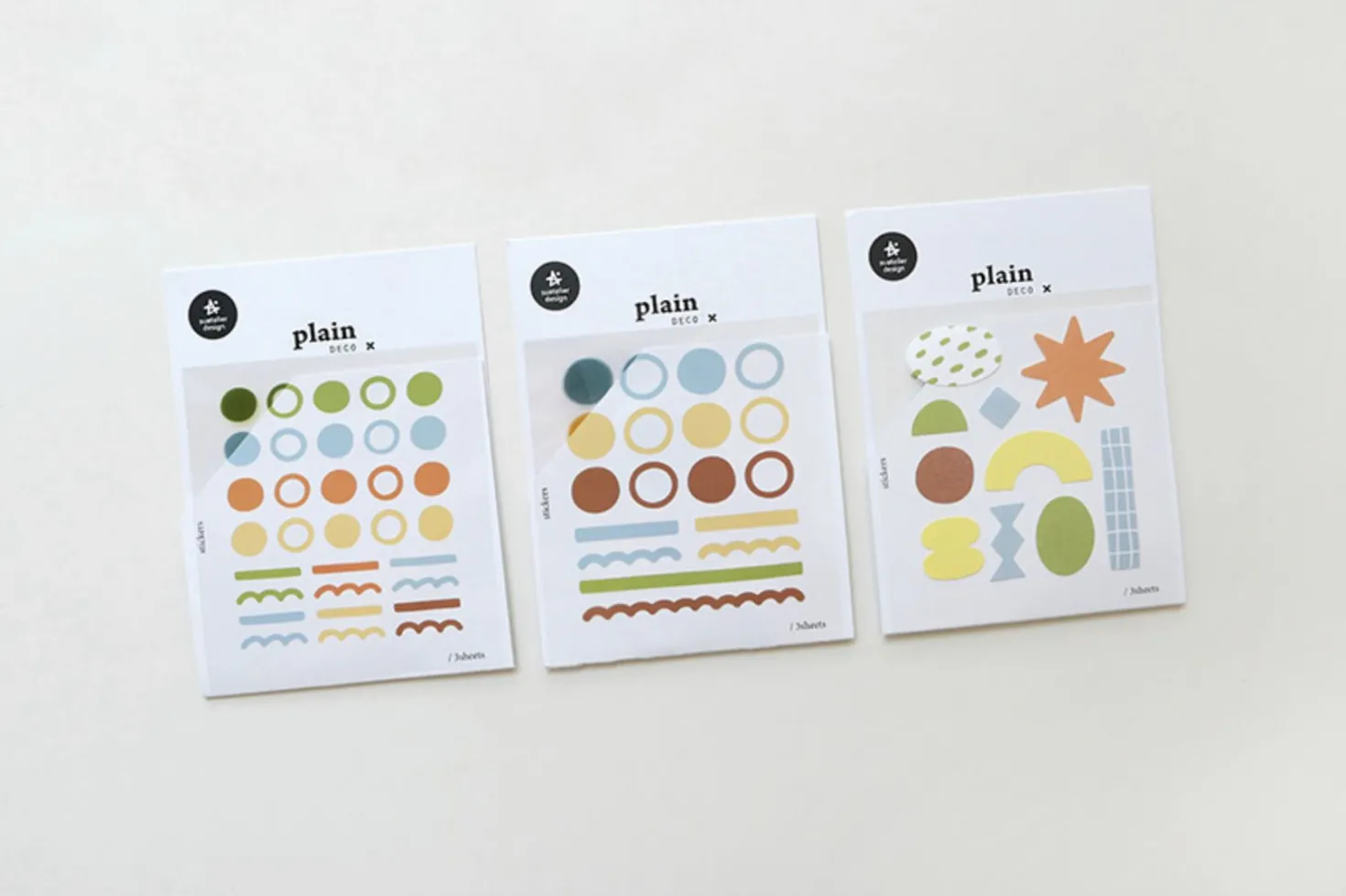 Plain Deco Sticker v66