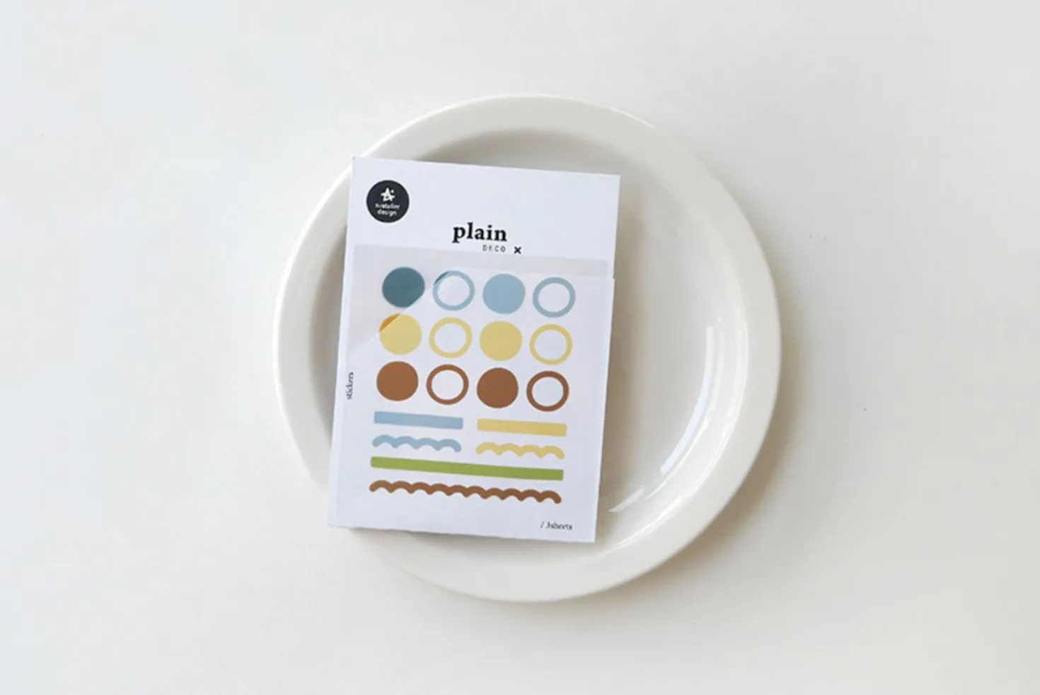 Plain Deco Sticker v66