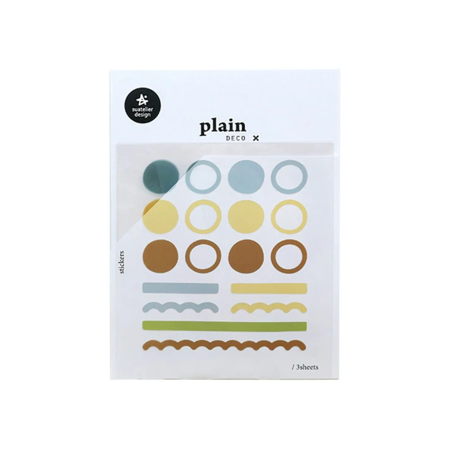 Plain Deco Sticker v66