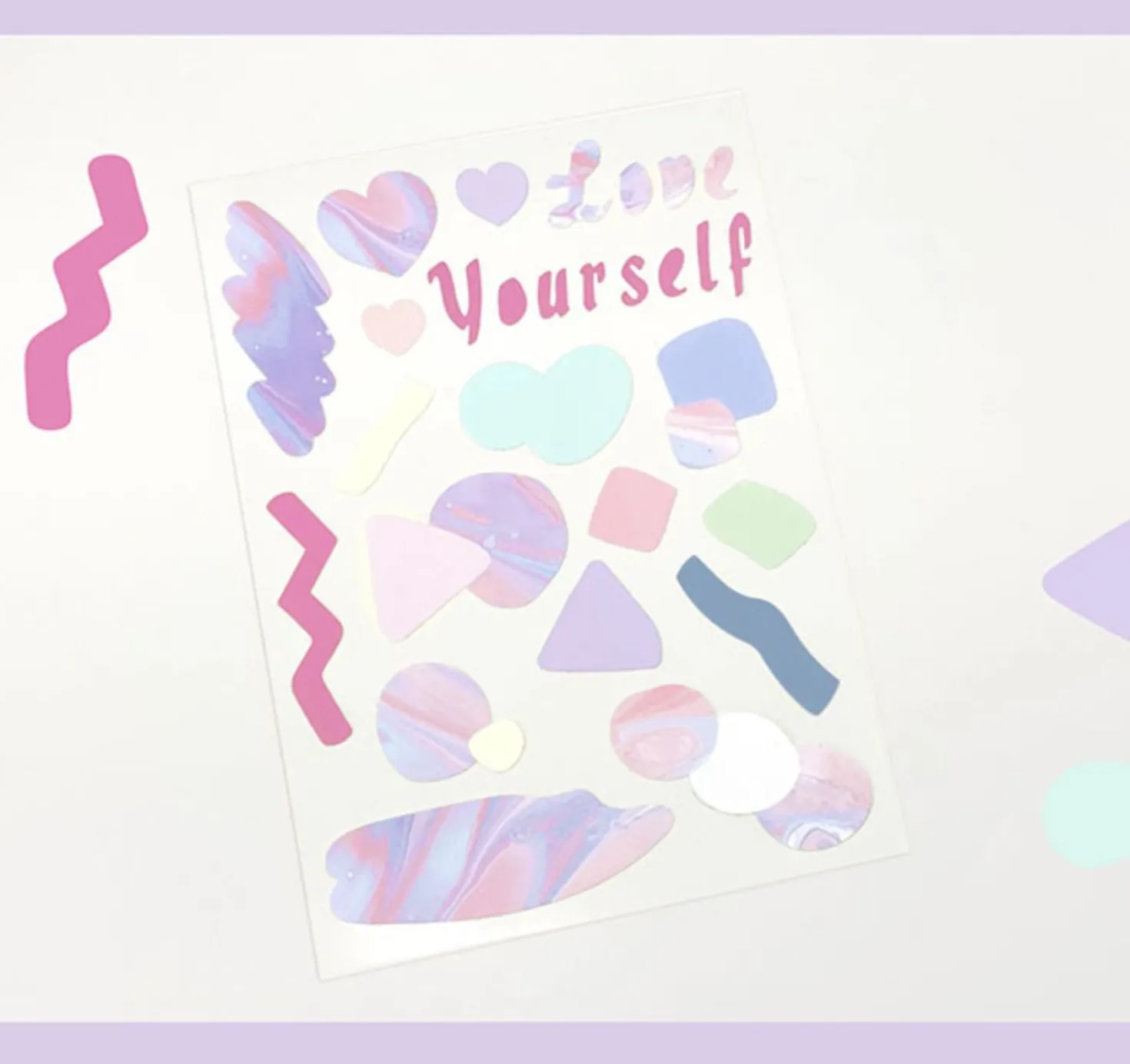 Point Up Removable Sticker